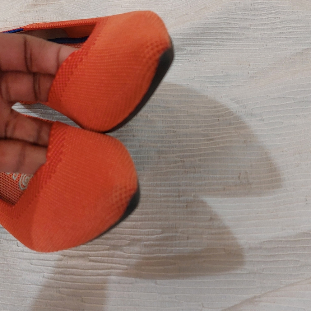 Orange Rothy's Pointed Toe Flats Size 7 - Picture 11 of 13